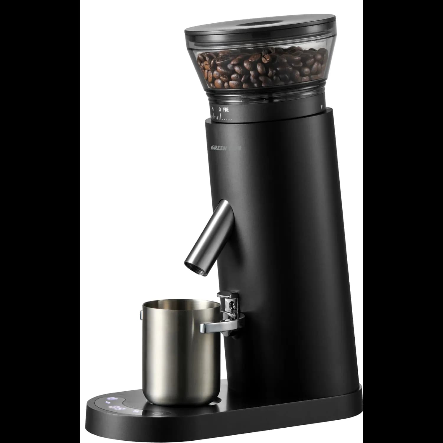 Green Lion Electric Coffee Grinder - Cordless, Black 5