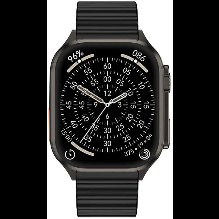 Green Lion Smart Watch Ultra Curve GNULCURSW66BK - Wireless Charging, Black — Black 1 Green Lion Smart Watch Ultra Curve GNULCURSW66BK - Wireless Charging, Black — Black 1