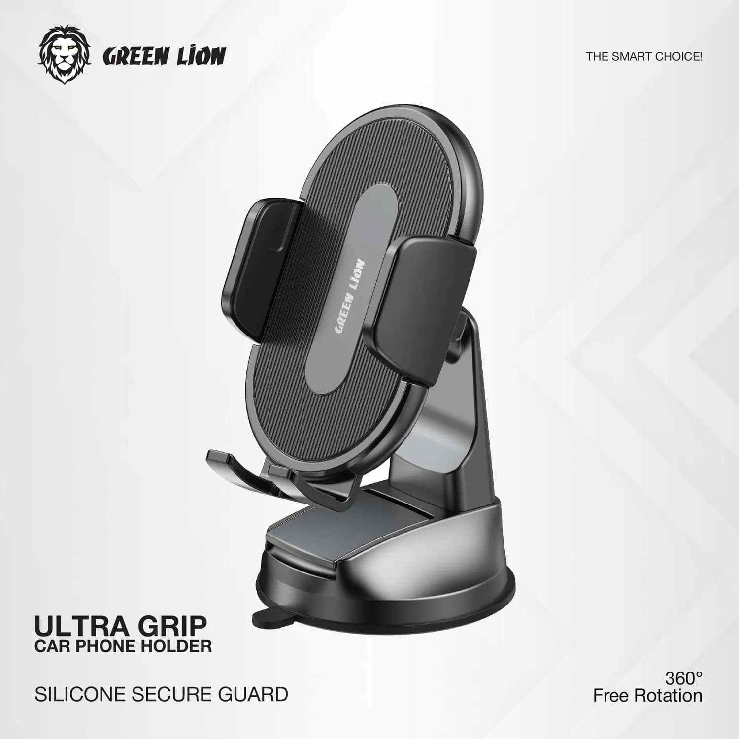 Green Lion Car Phone Holder - Ultra Grip, Black 4