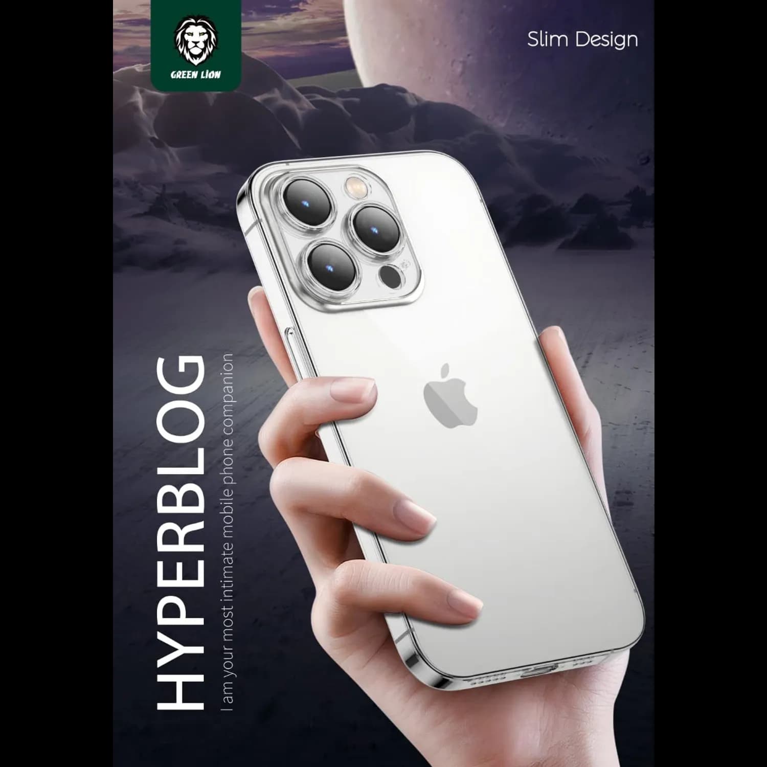 Green Lion MagSafe Case iPhone 16 Pro - Ultra Slim Matte, Desert Titanium 4