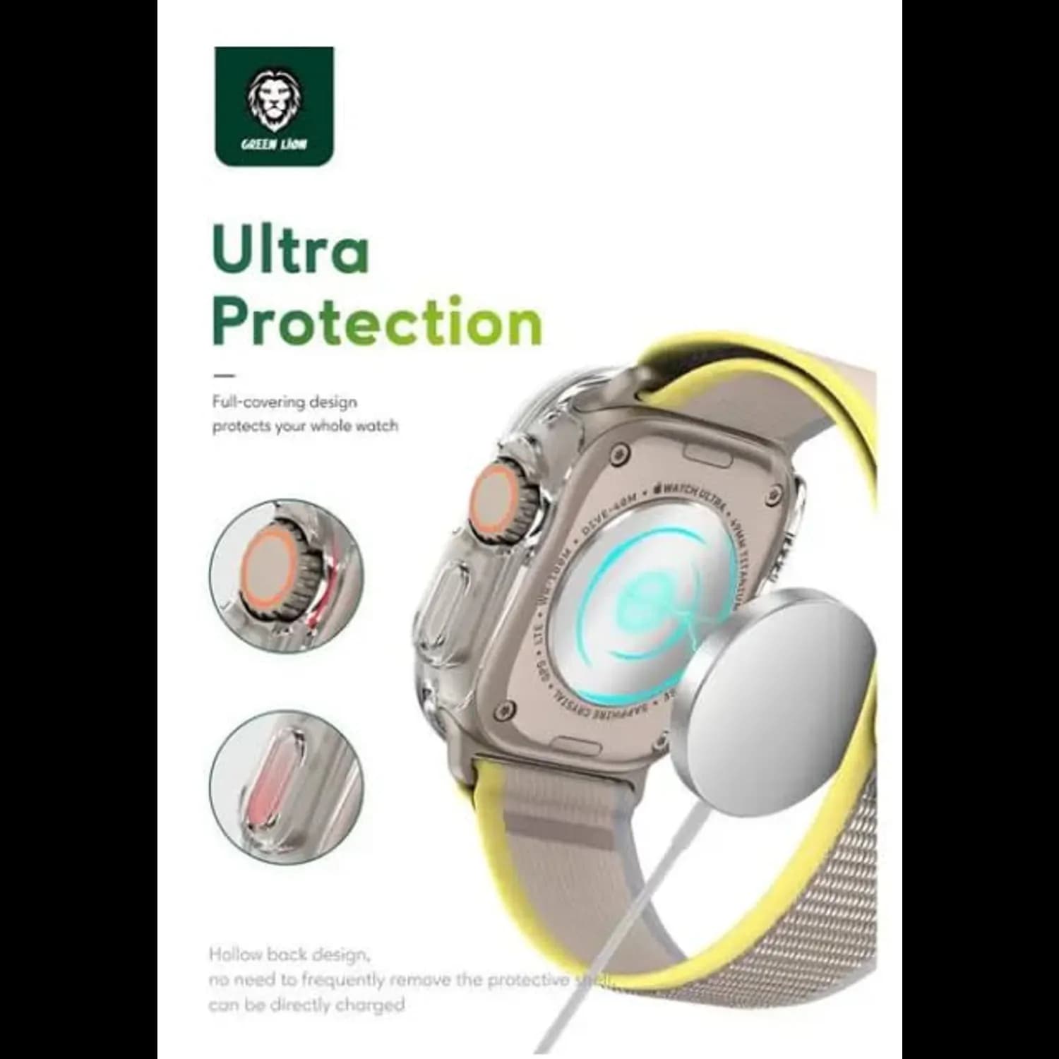 Green Lion Ultra-Thin Case iPhone 14 Pro Max - Camera Protection, Clear 5