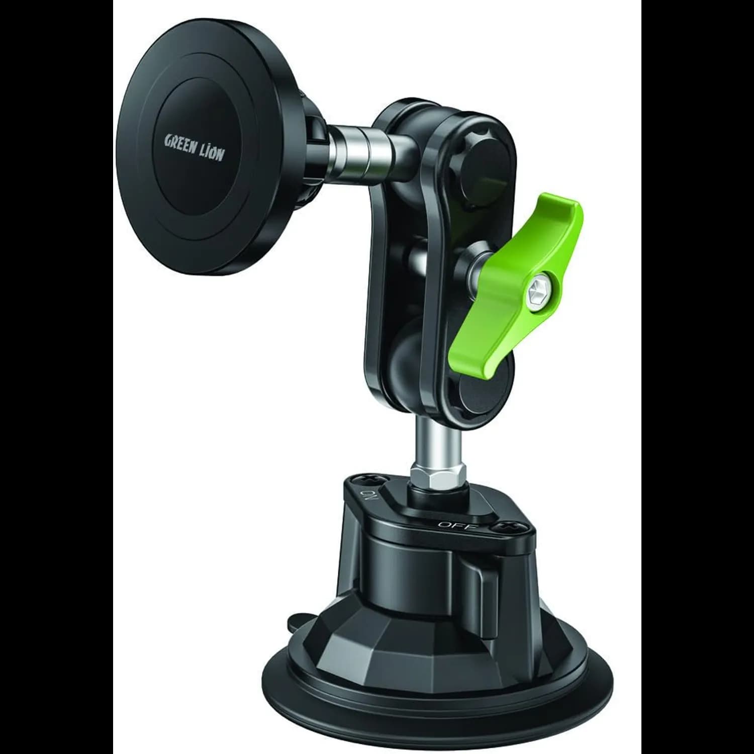 Green Lion Phone Stand - MagSafe Compatible, Windshield Mount 5
