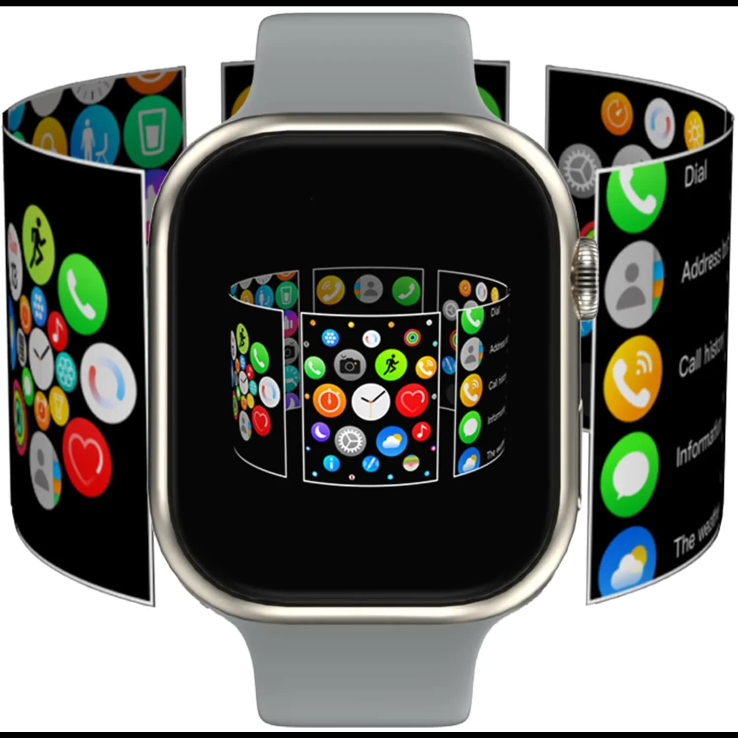 Green Lion Smart Watch Ultimate 41 - Wireless Charging, Silver — Silver 2