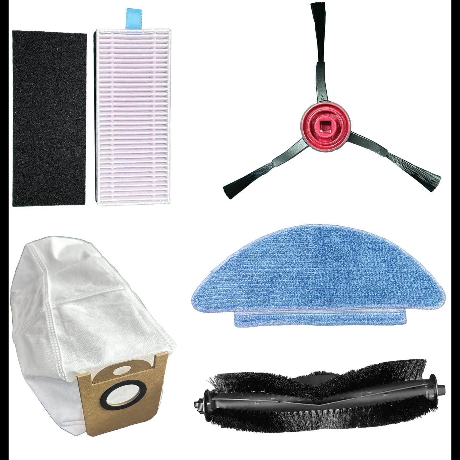 Green Lion Accessories Set - Filter, Brush, Mop, Dust Bag, White 1