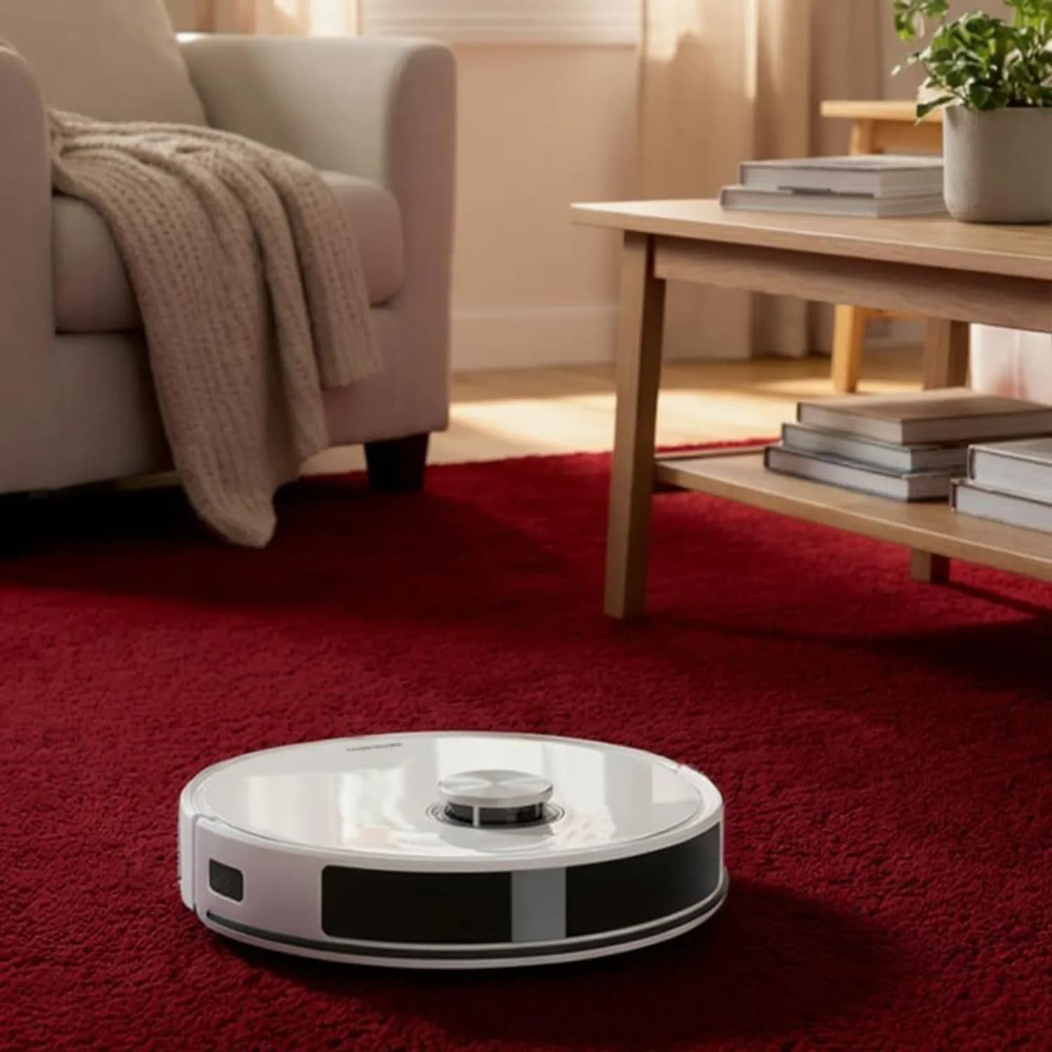 Green Lion Robot Vacuum Ultra Vac - 8000Pa, Auto Empty, White 2
