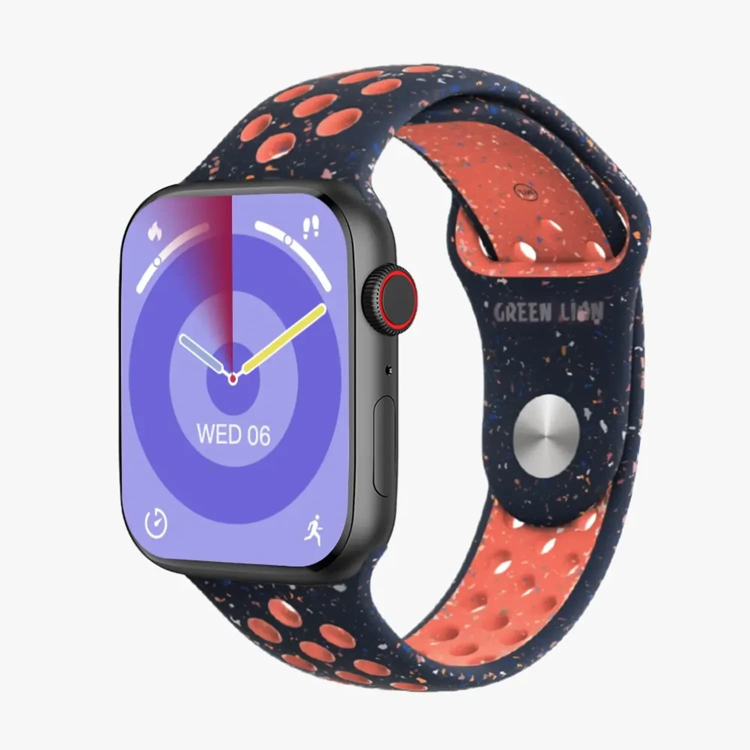 Green Lion Smart Watch - Wireless Charging, IP67, Black 1