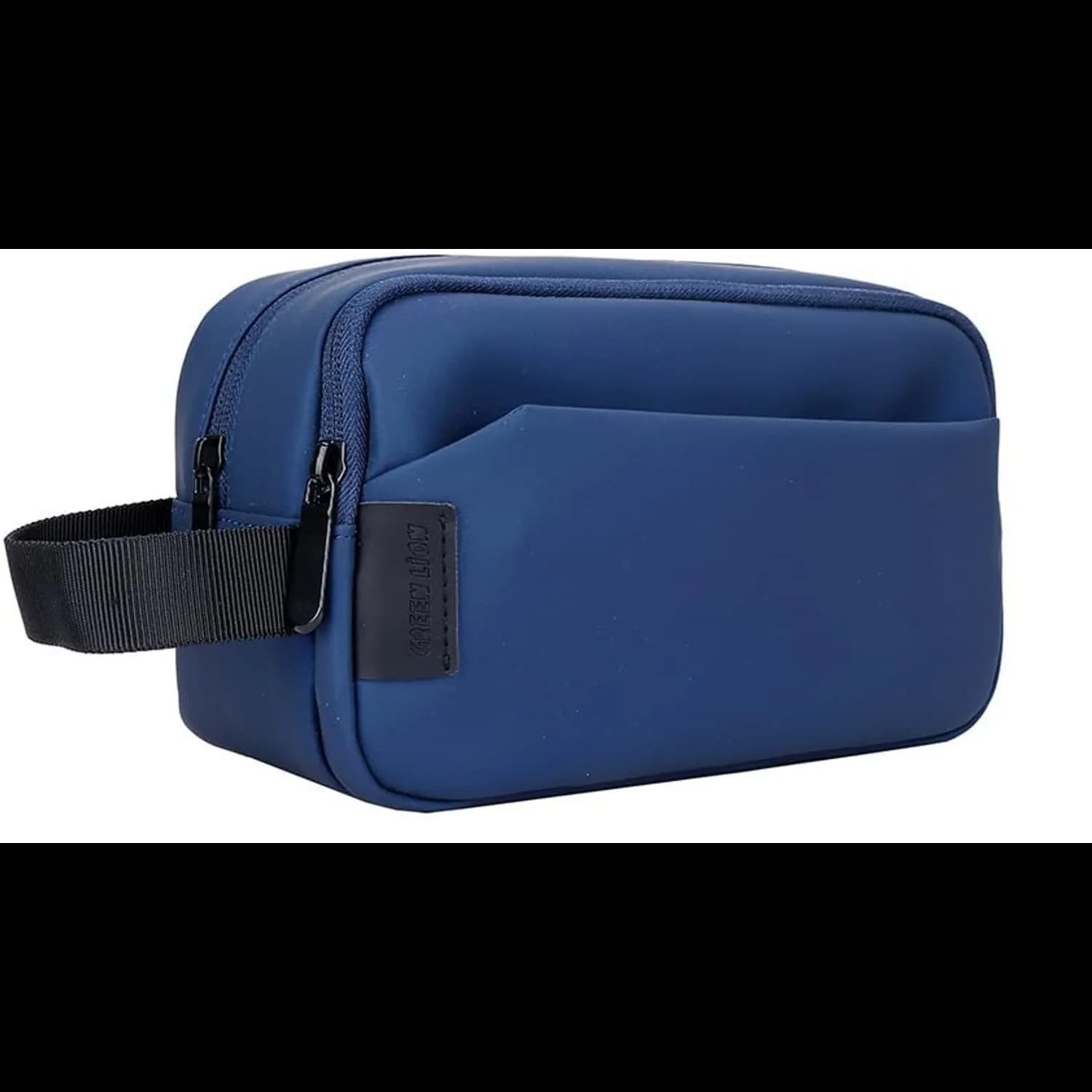 Green Lion Travel Pouch - Multiple Pockets, Blue — Black 2