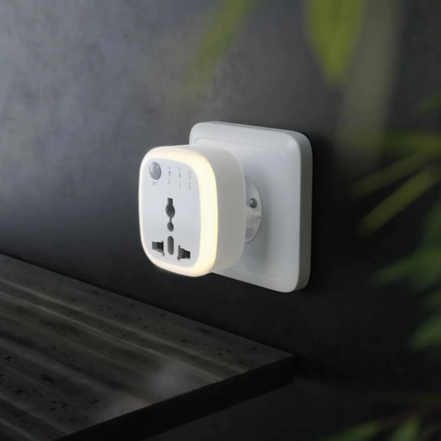 Green Lion Timer Adaptor GNTM - 3 Outlets, White 2