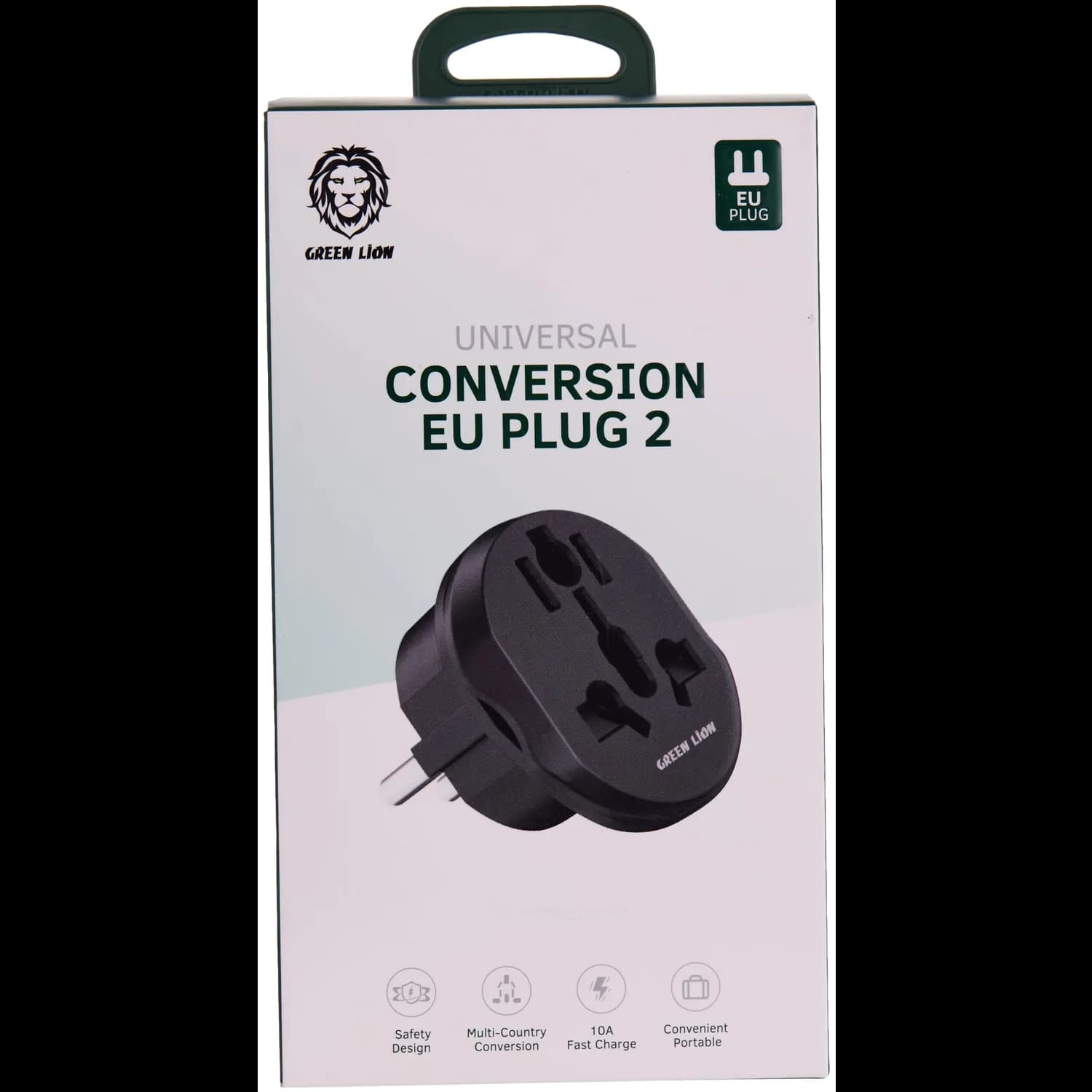 Green Lion Universal Conversion EU Plug 2 - Black 2