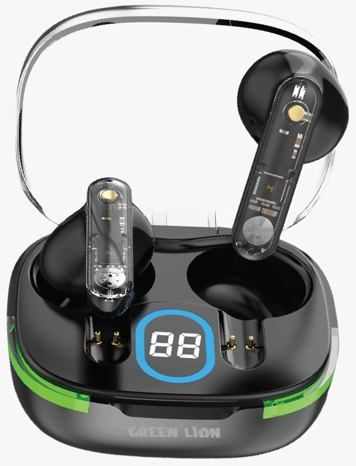 Green Lion Vegas True Wireless Earbuds - Black 4