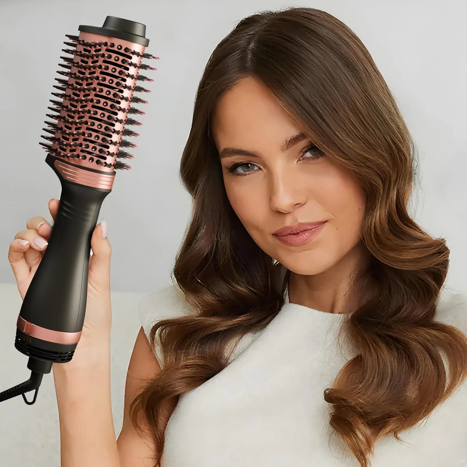 Green Lion Hair Styler - 1200W, 3 Heat Settings, Black 2