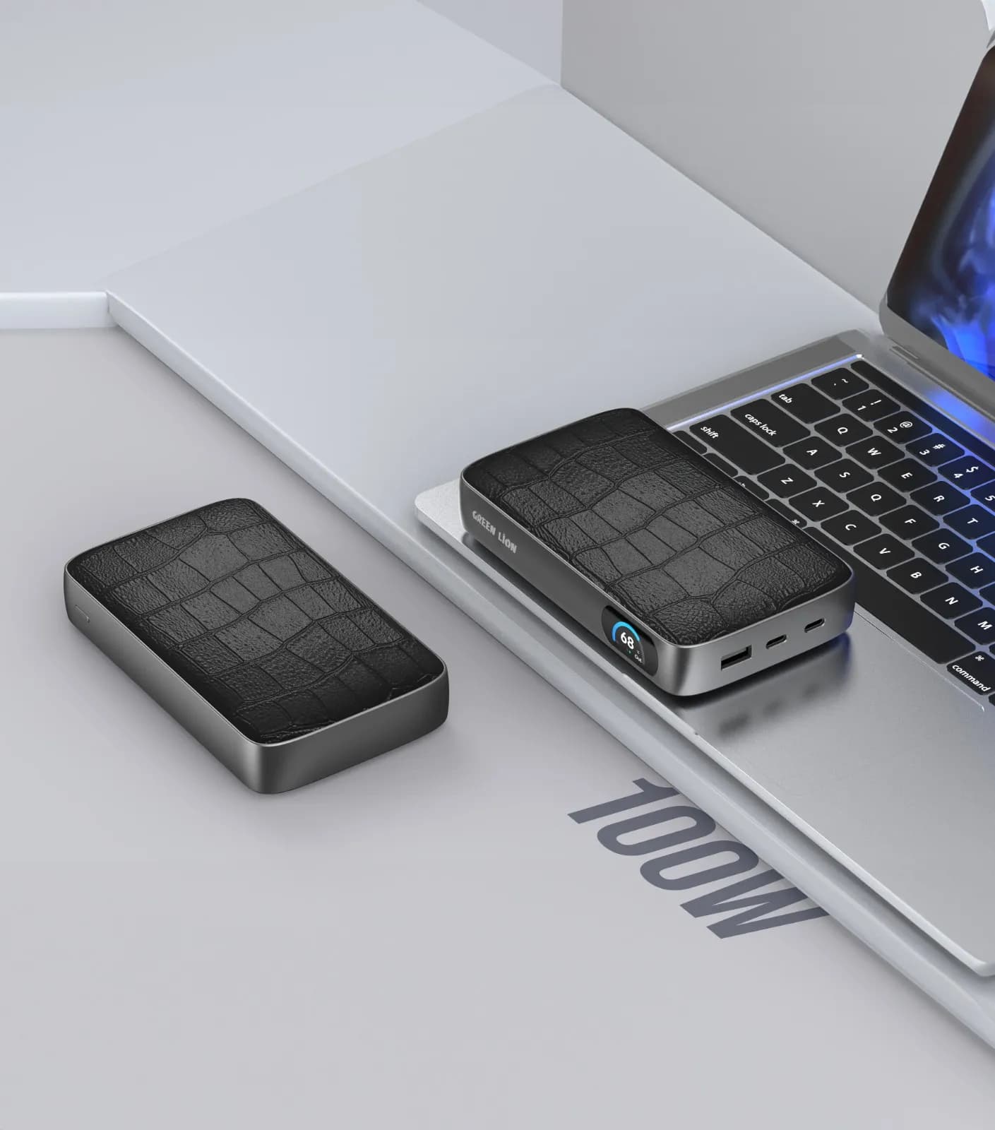 Green Lion Valmont 20000mAh Power Bank PD 100W - Black 2
