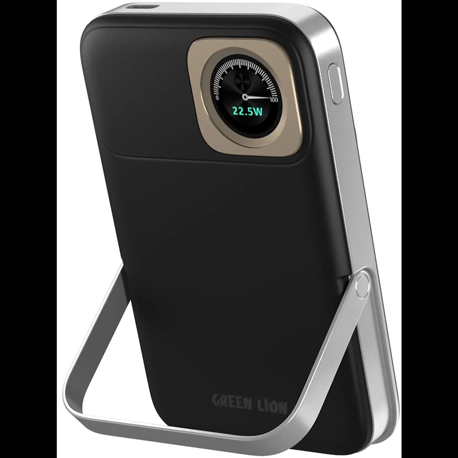 Green Lion Power Bank Volt Gauge 10000mAh - Wireless 15W, PD 22.5W, Black 3