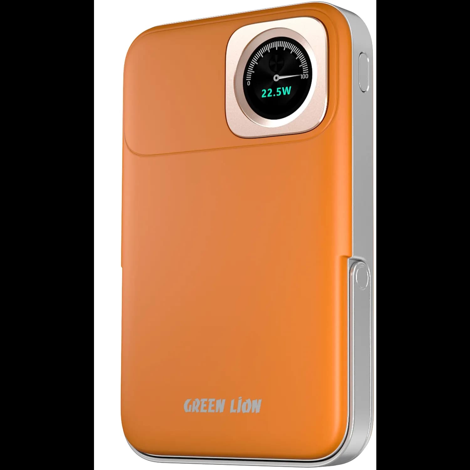 Green Lion Power Bank - 10000mAh, 22.5W PD & 15W Wireless, Orange 5