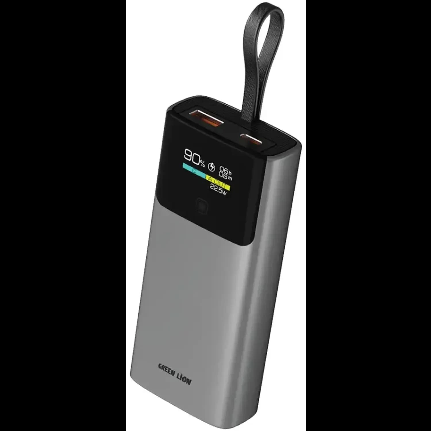 GREEN LION Power Bank Voltix - 10000mAh PD20W, Grey GREEN LION Power Bank Voltix - 10000mAh PD20W, Grey