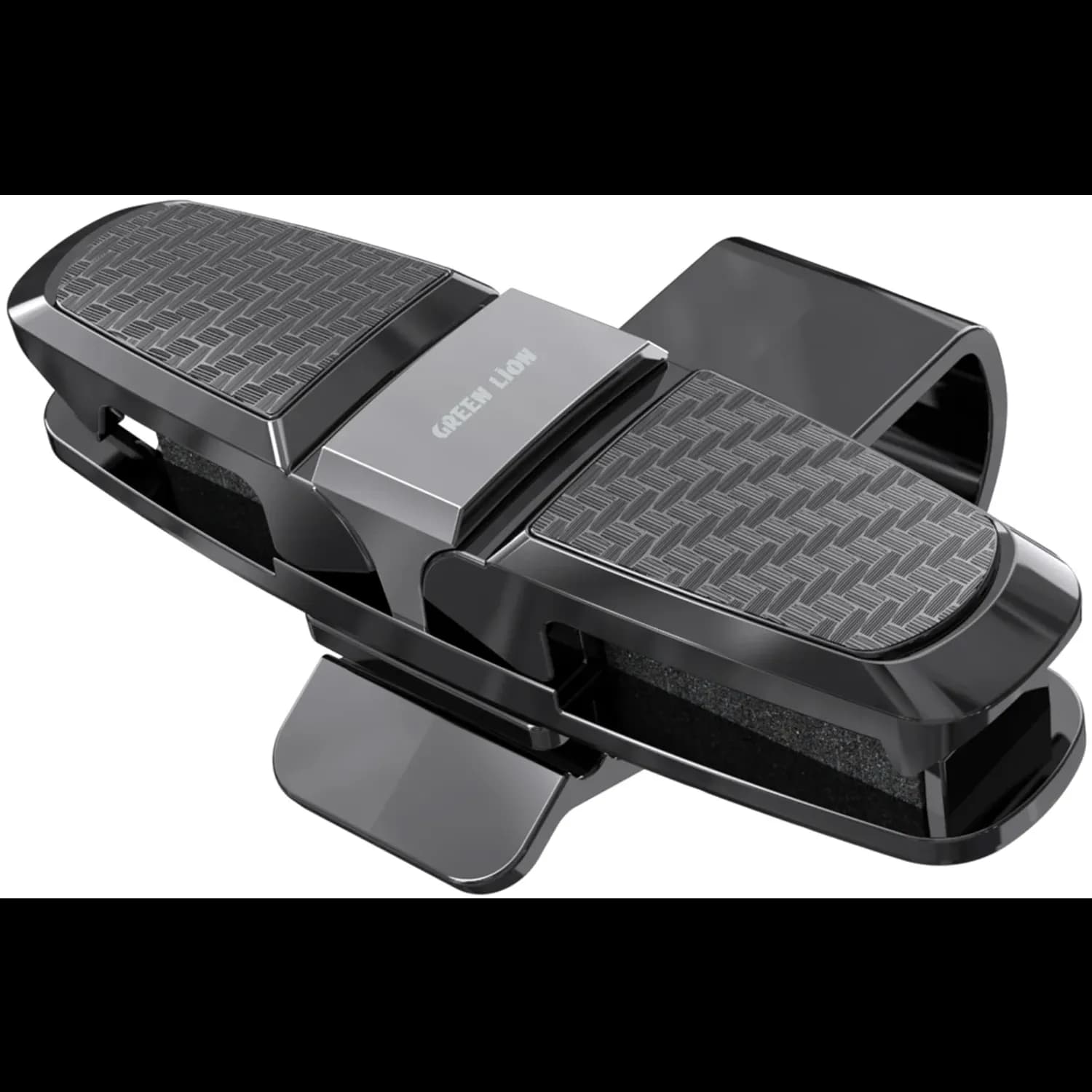 Green Lion Visor Guard - Dual Glasses Holder, Carbon Fiber 4