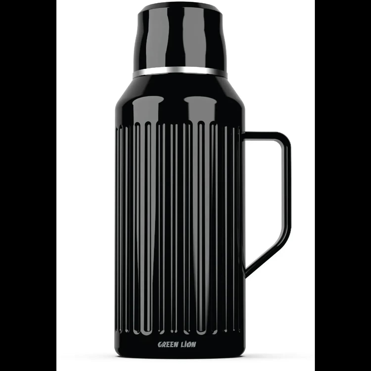 Green Lion Thermal Bottle - 1000mL, Black Vintage 1