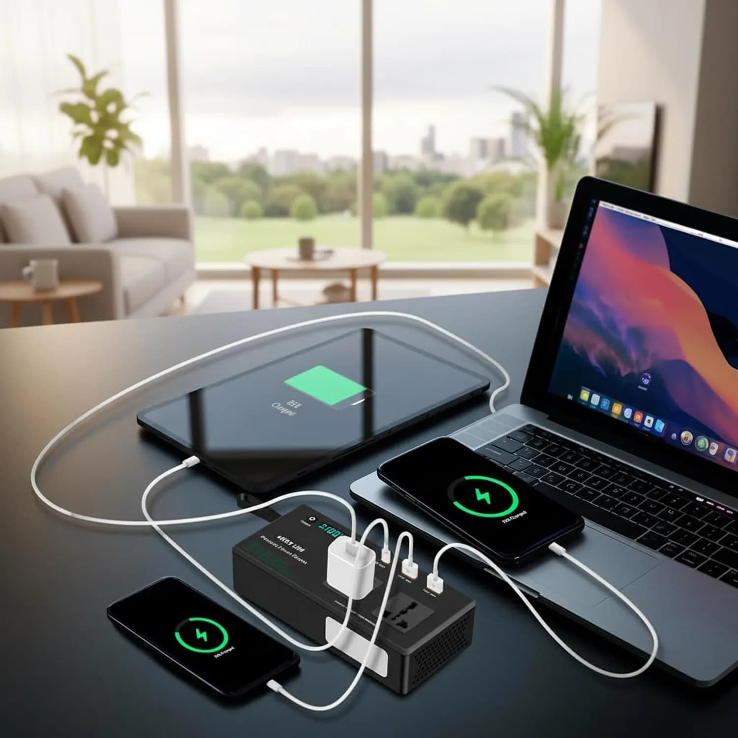 Green Lion Power Bank Volt Mate - 27000mAh, 150W AC, Black 3