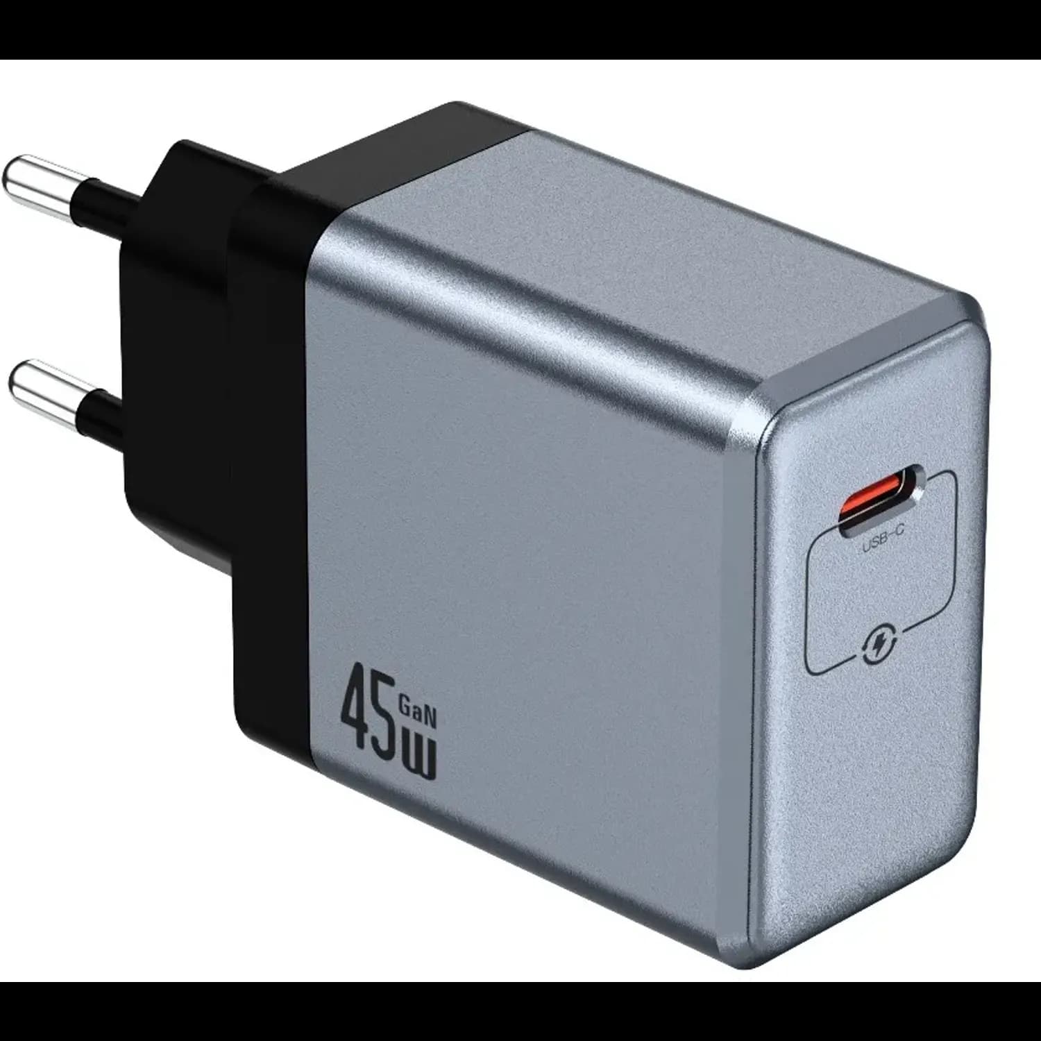 Green Lion Wall Charger - 45W PD, EU Plug, Grey 1