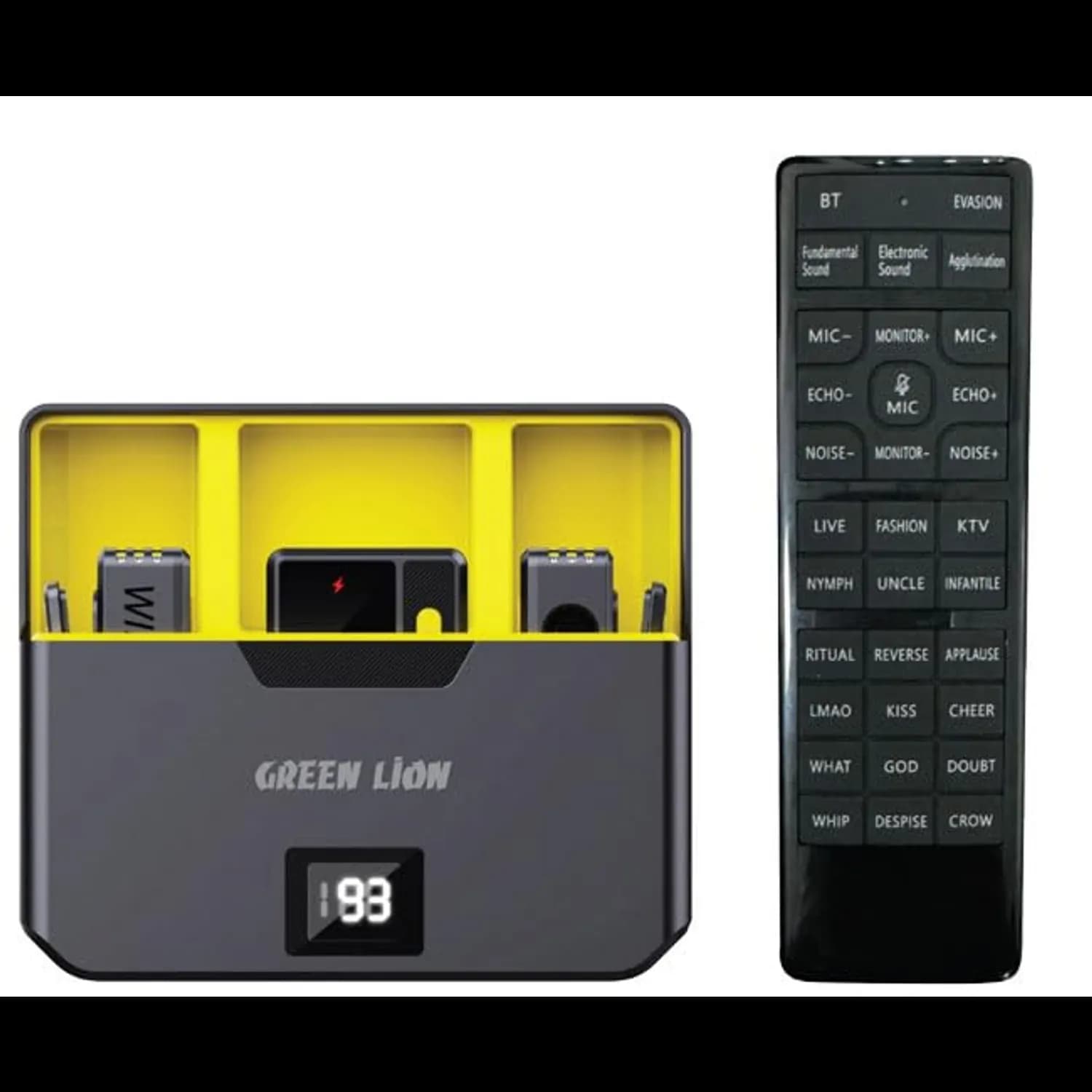 Green Lion Wireless Microphone - ENC, Remote Control, Black 2