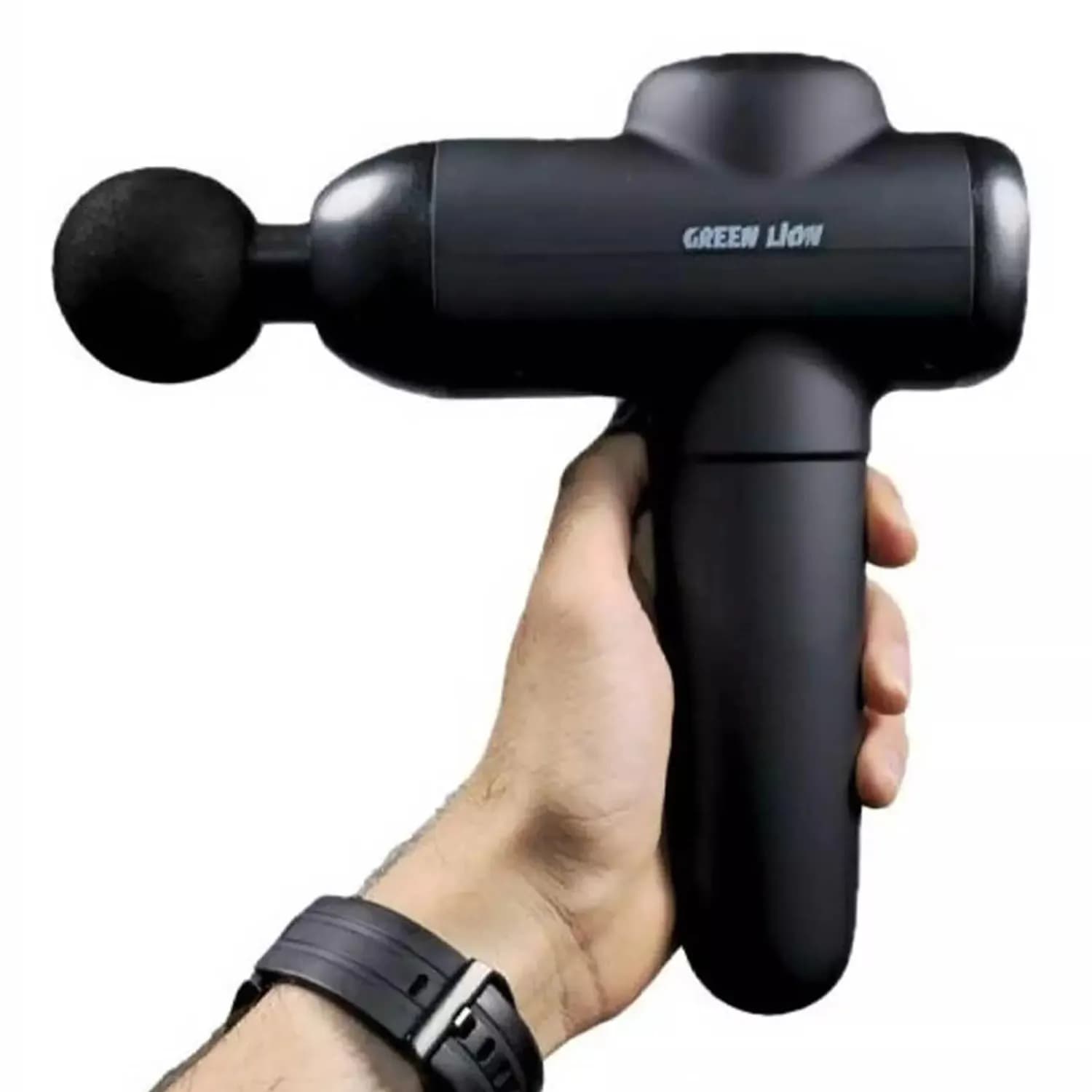 Green Lion Massage Gun - 6 Heads, Black 3