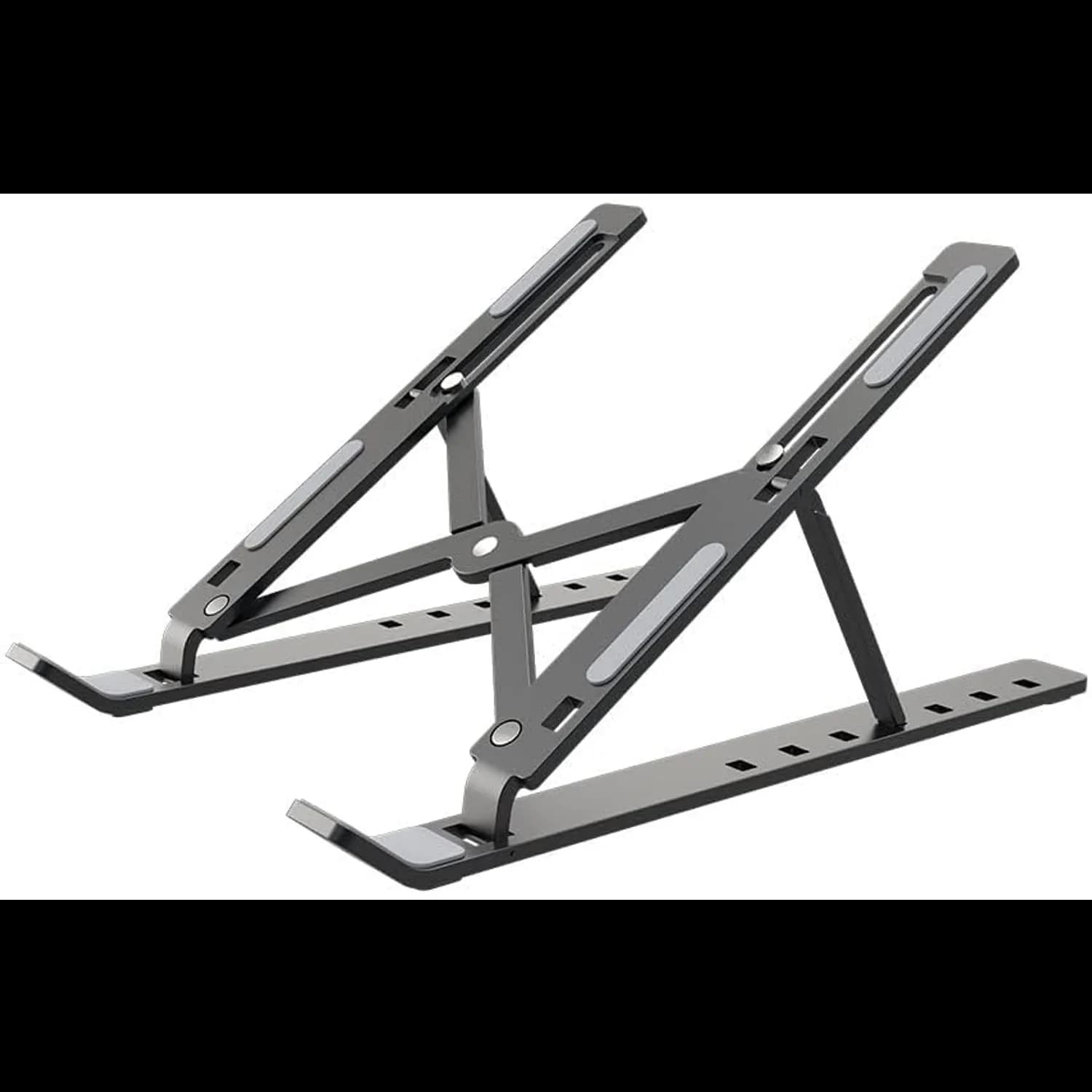 Green Lion Laptop Stand - Foldable, Adjustable, Gray 1 Green Lion Laptop Stand - Foldable, Adjustable, Gray 1