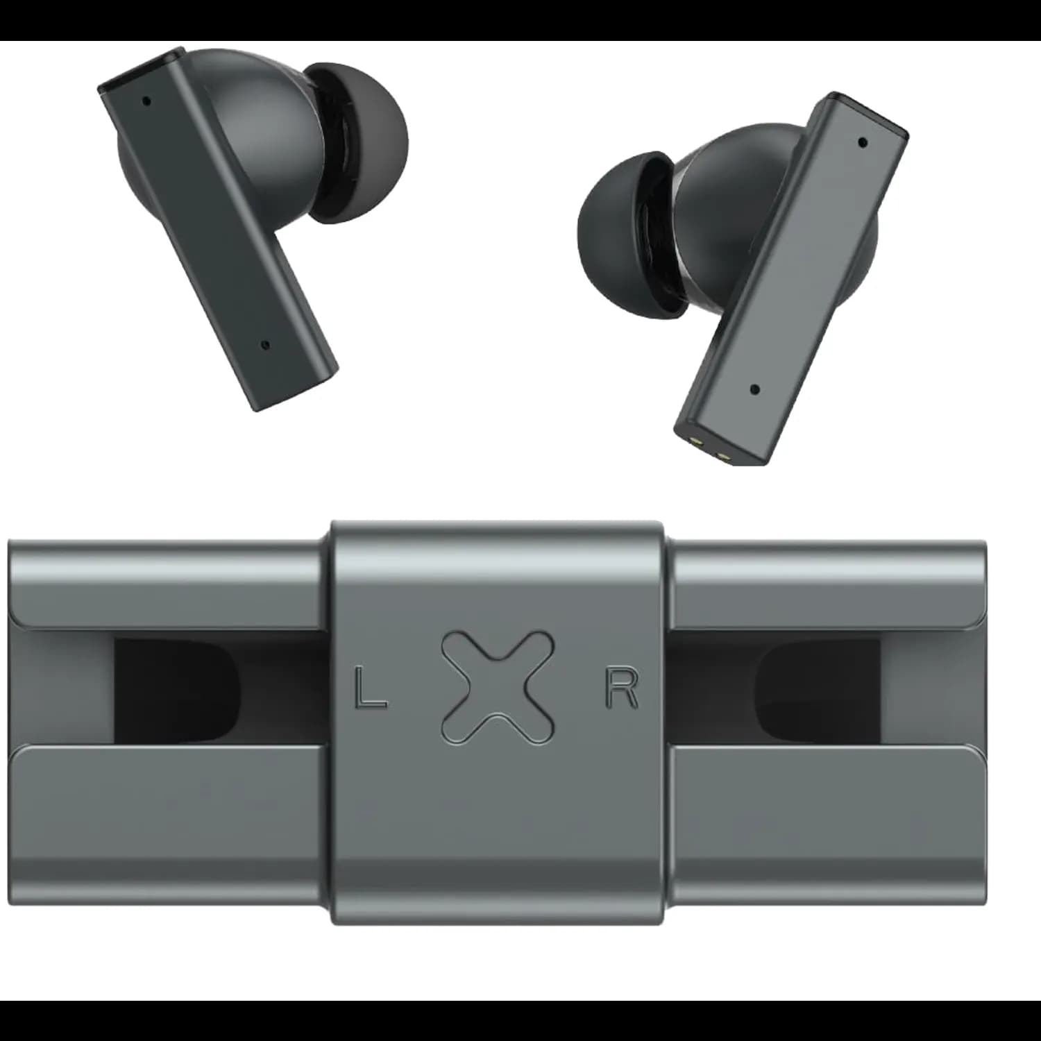 Green Lion Earbuds ZINC Y - ANC, Aluminum Case, Black 1 Green Lion Earbuds ZINC Y - ANC, Aluminum Case, Black 1
