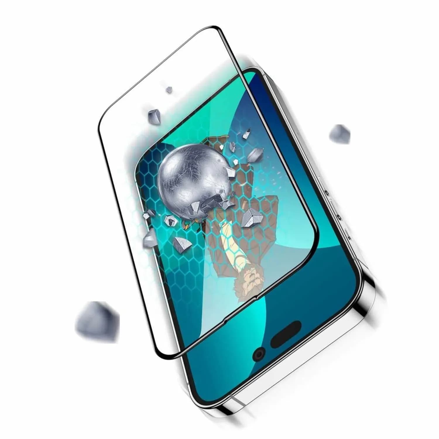 Green Lion Tempered Glass Screen Protector iPhone 8/7 - 9H Hardness, Clear