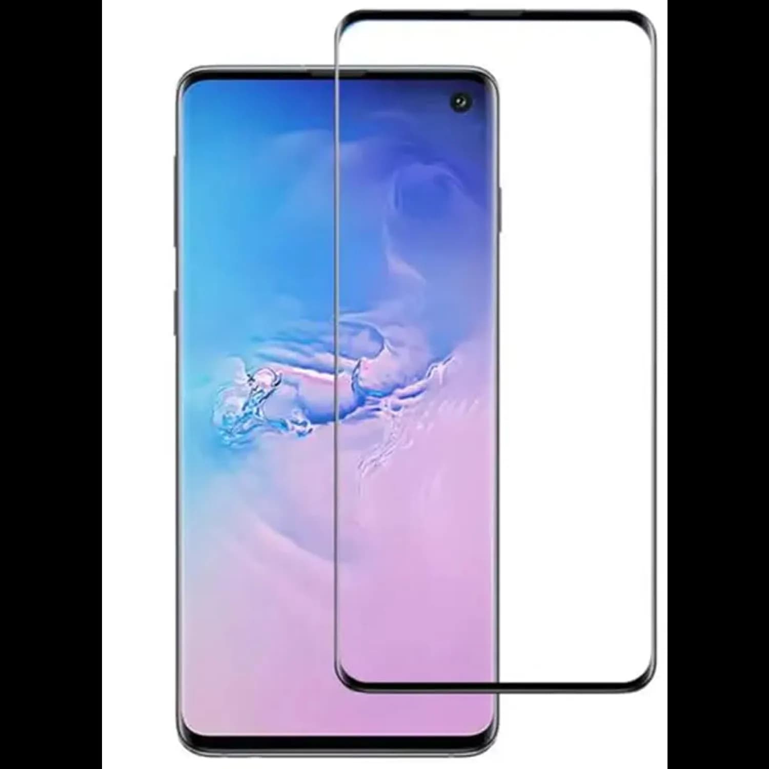 Green Lion Screen Protector Samsung Galaxy S10 - 3D UV Glass, Clear 1