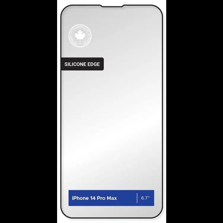 Levelo Anti-Static Clear Silicone Edge Tempered Screen Protector