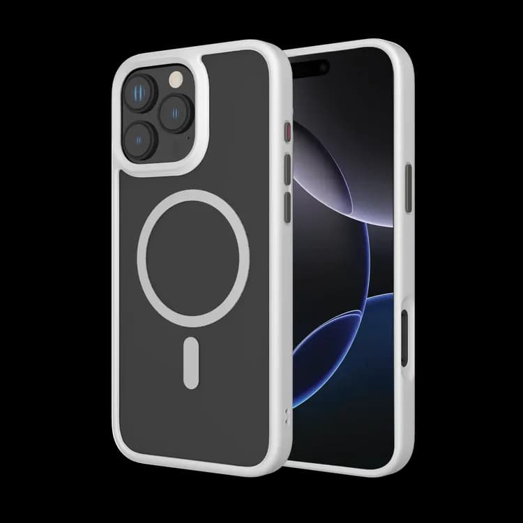 Levelo Matte Solo Case iPhone 16 Pro - Anti-Fingerprint, White — White