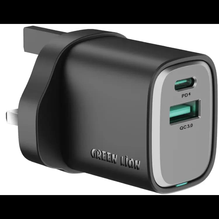 Green Lion Wall Charger SUPRA 22.5W GaN - Black Green Lion Wall Charger SUPRA 22.5W GaN - Black