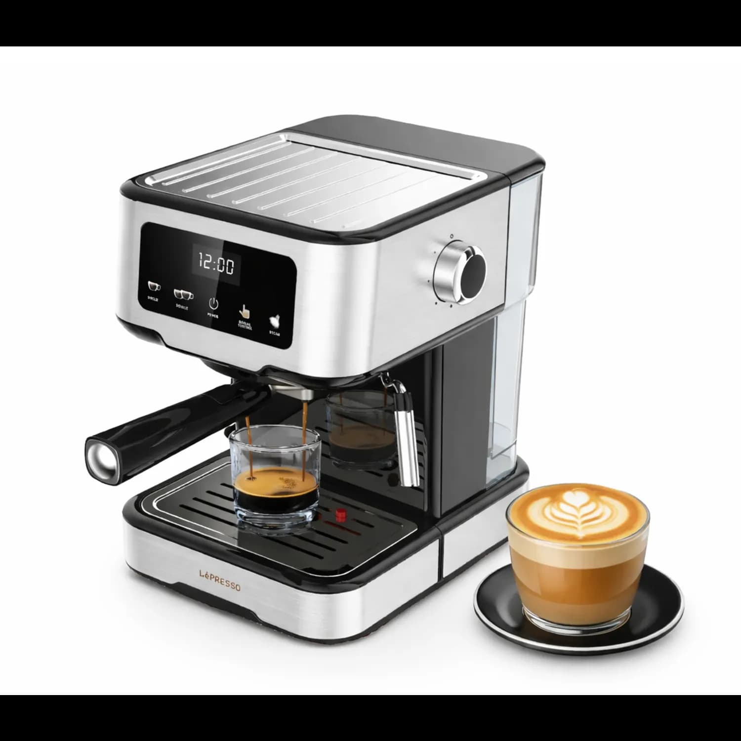 LePresso Espresso Machine - 20 Bar, 1.5L, Black 1 LePresso Espresso Machine - 20 Bar, 1.5L, Black 1