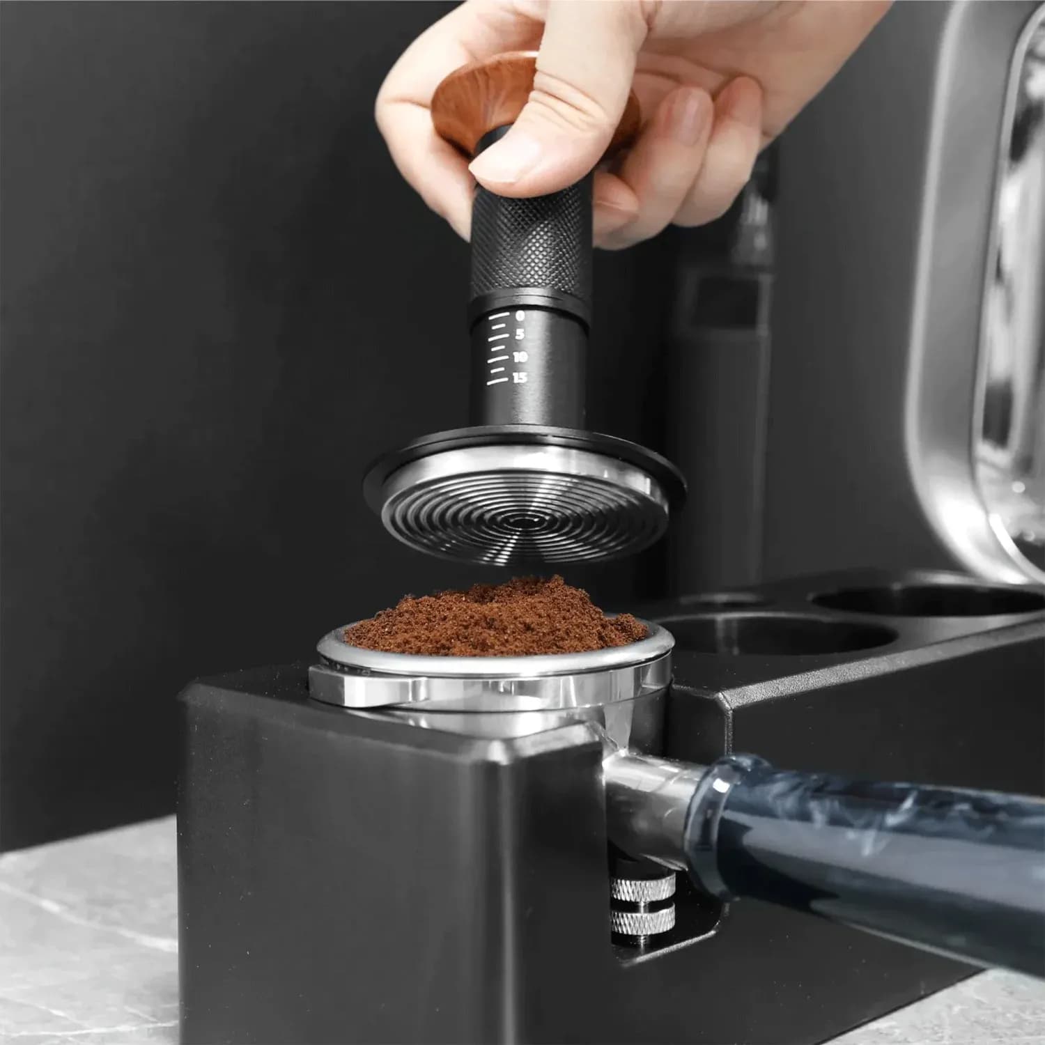 LePresso Coffee Tamper LPCFFAPR0077 - 58.5mm, Black 2