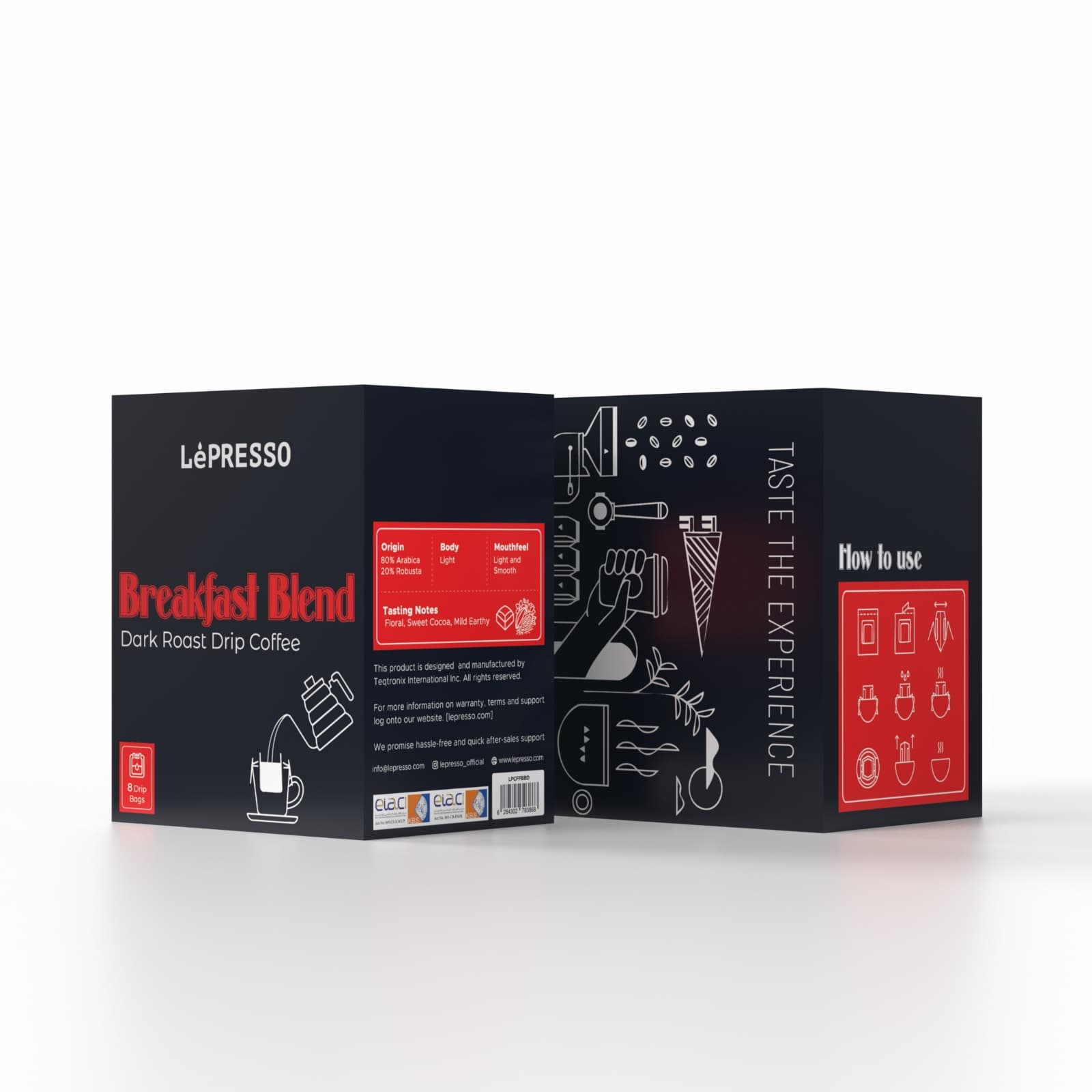 LePresso Breakfast Blend Speciality Drip Coffee