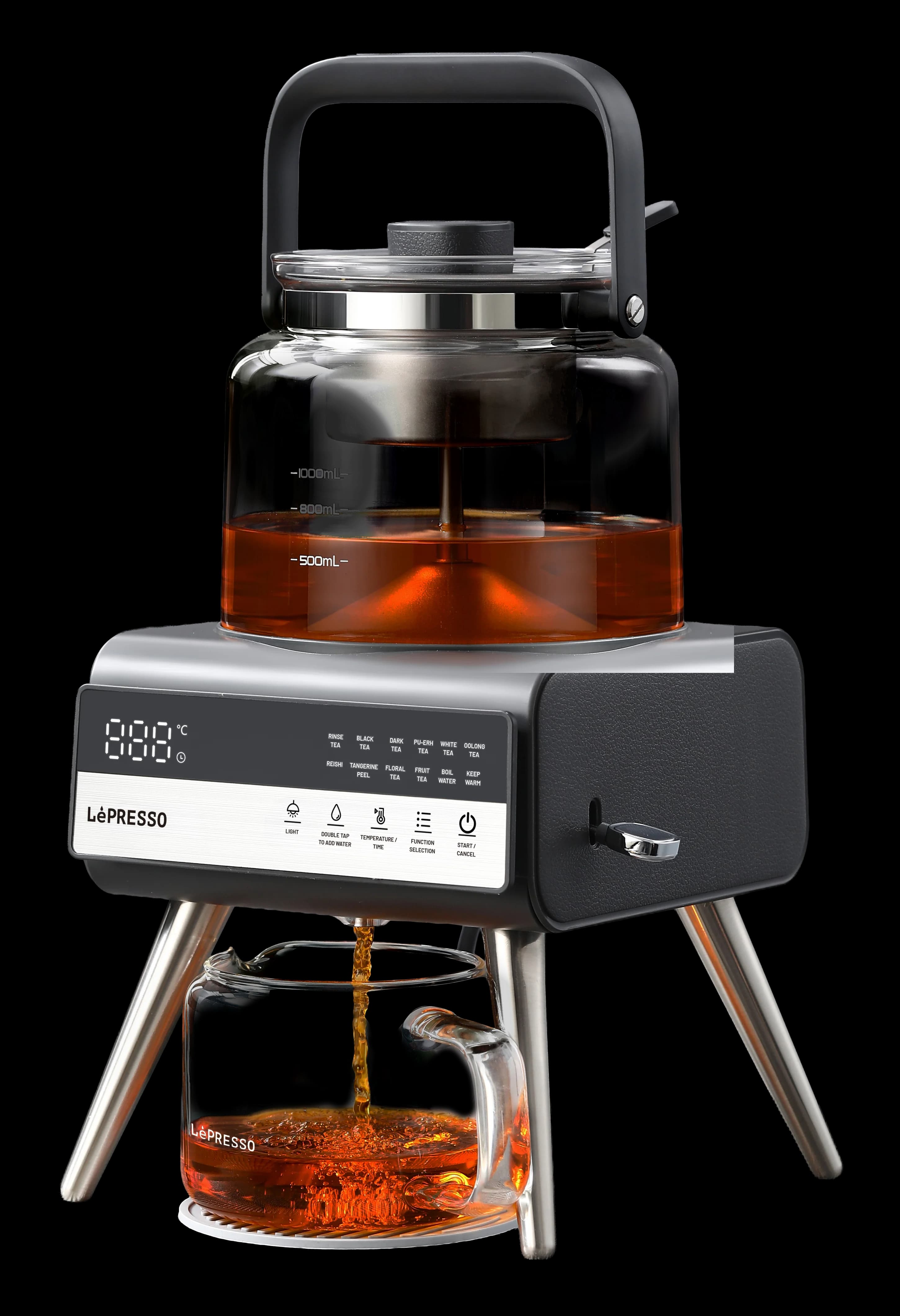 LePresso Tea Brewer Brewify LPCFFBTC0037BK - Digital Display, Black 1 LePresso Tea Brewer Brewify LPCFFBTC0037BK - Digital Display, Black 1