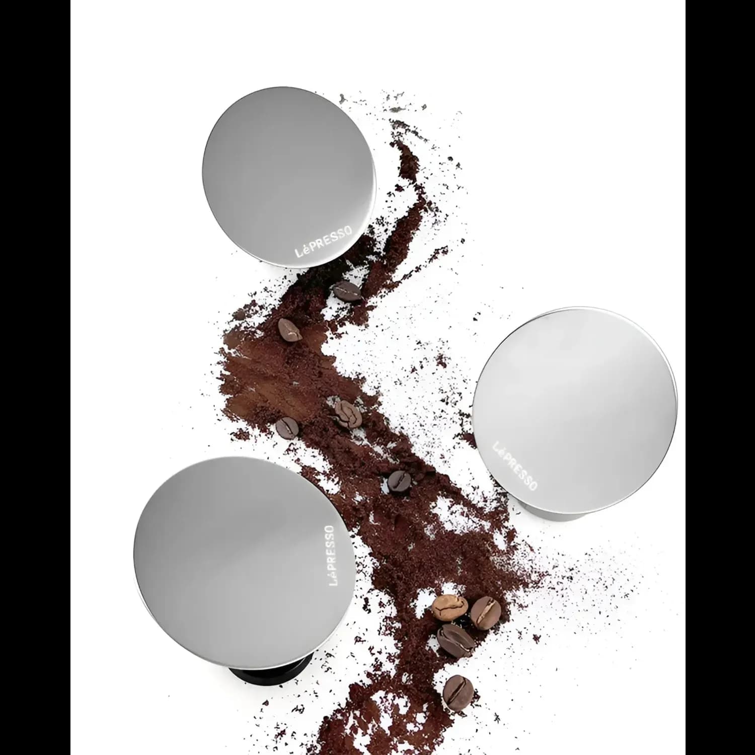 Lepresso Espresso Shot Mirror - Stainless Steel, Black 5