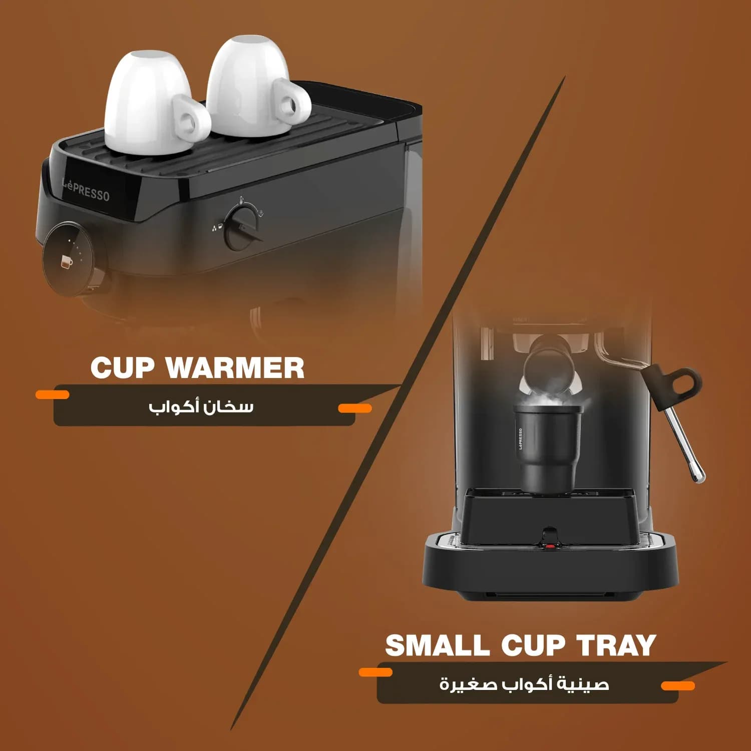 LePresso Espresso Machine LUCENERO - 19 Bar, Black 5