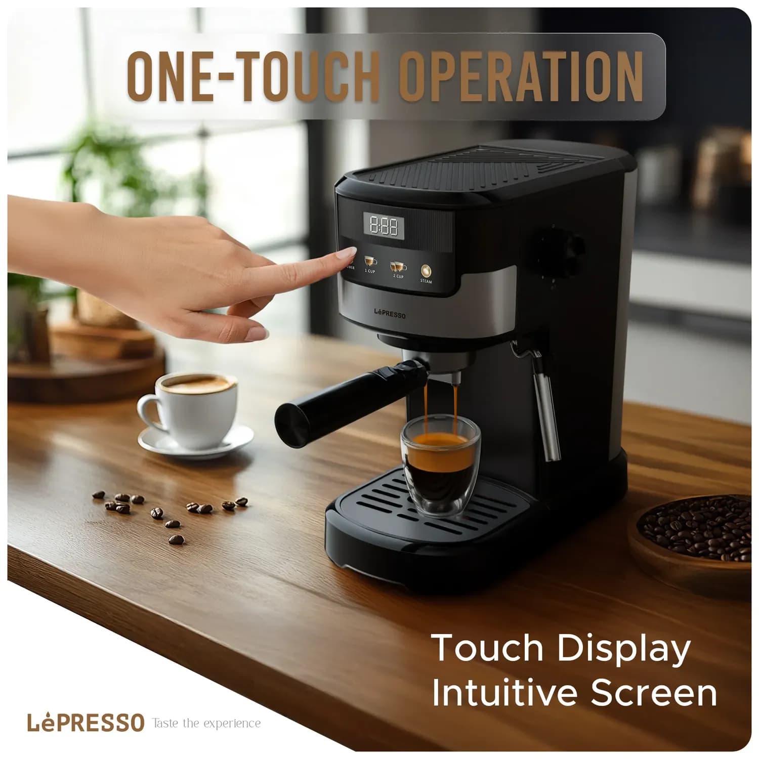 LePresso Espresso Machine Suprema - 20Bar, Black 5