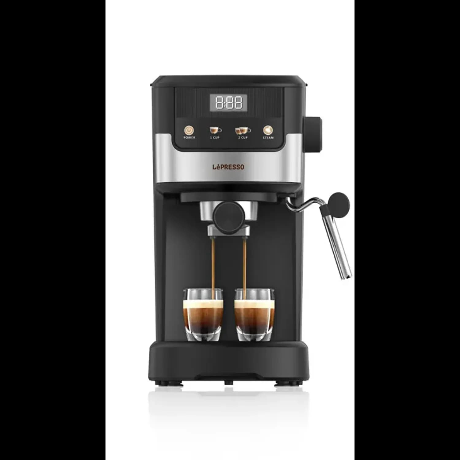 LePresso Espresso Machine Suprema - 20Bar, Black 1 LePresso Espresso Machine Suprema - 20Bar, Black 1