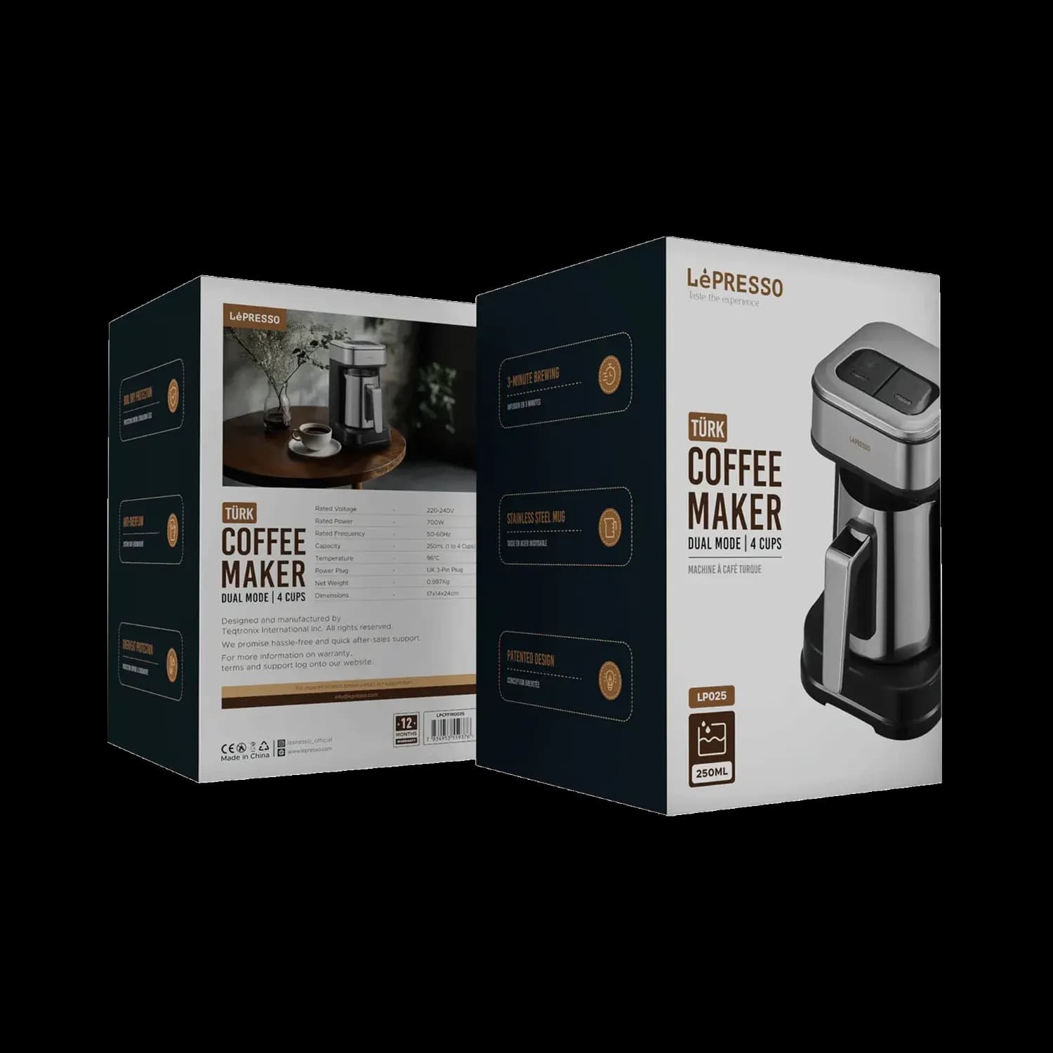 LePresso Coffee Maker - 700W, 250mL, Black 3