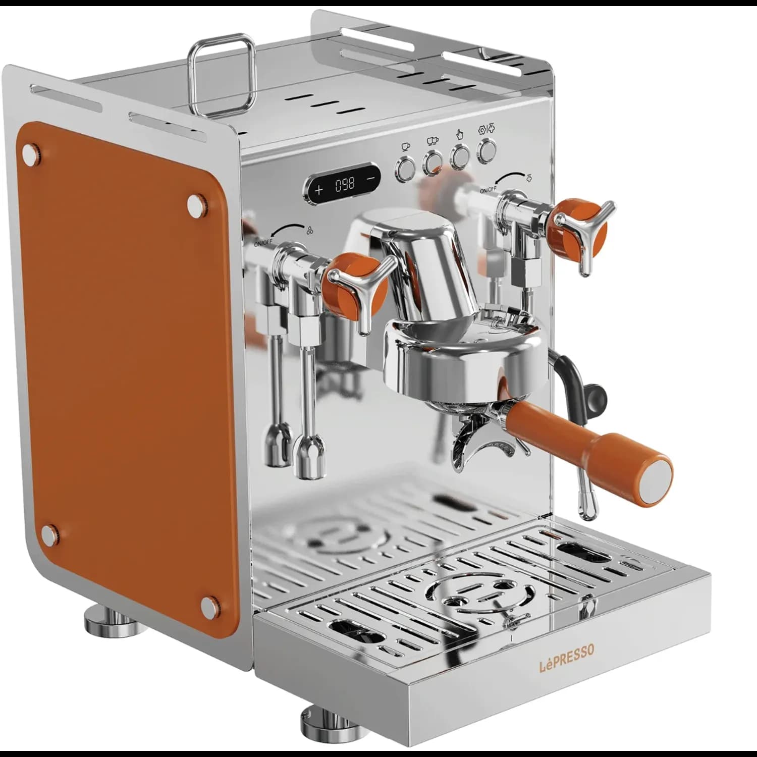 LePresso Coffee Machine - Dual Boiler, 15Bar Pump, Commercial 58mm Portafilter 3