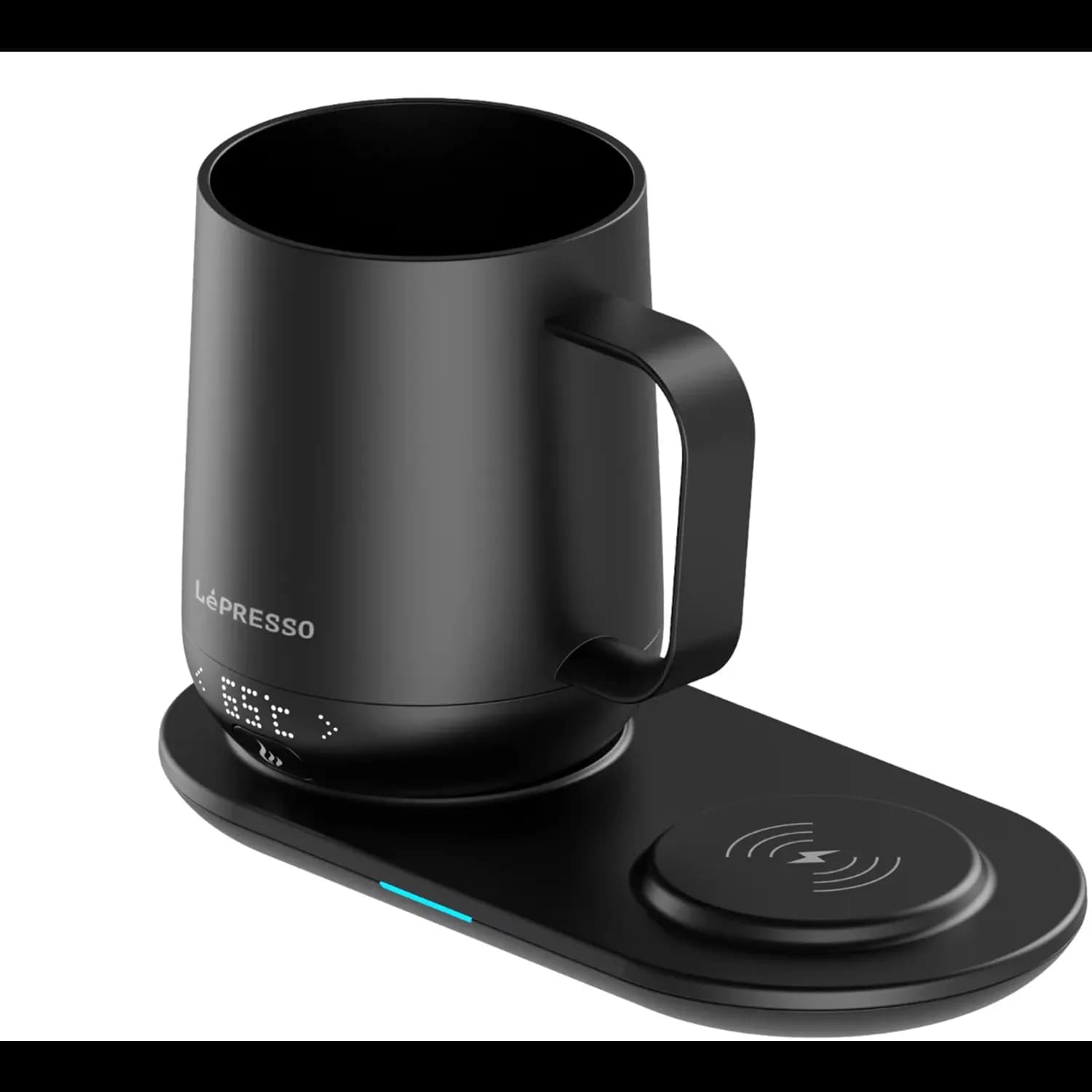 LePresso Smart Heating Mug - 355mL, Wireless Charging, Touch Display 5