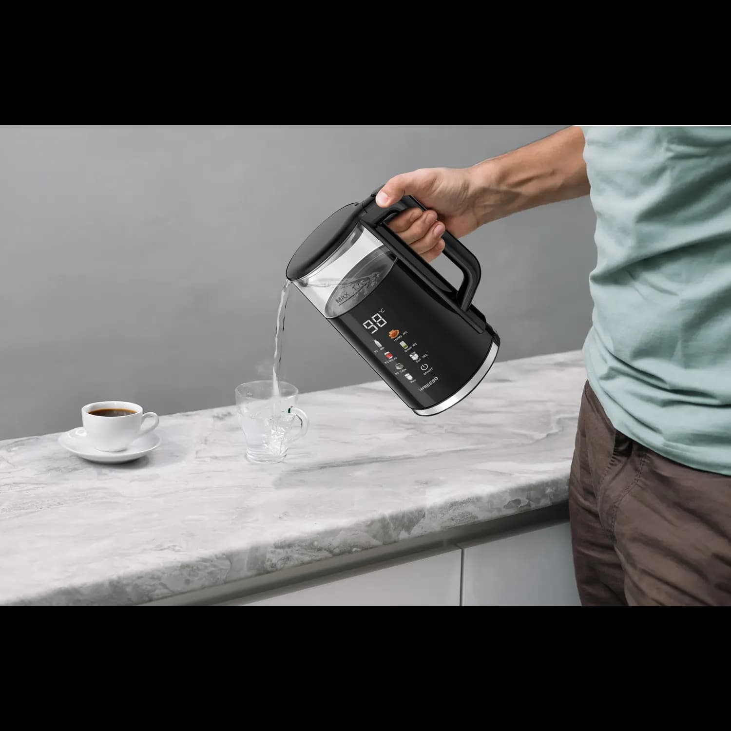 LePresso Electric Kettle - 1.7L, 2200W, Black 2