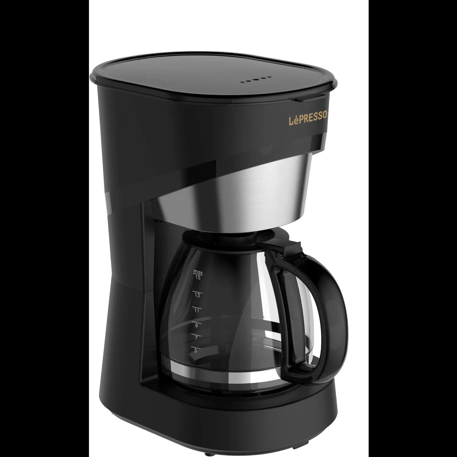 LePresso Drip Brew Coffee Maker - 1.5L, Black 3
