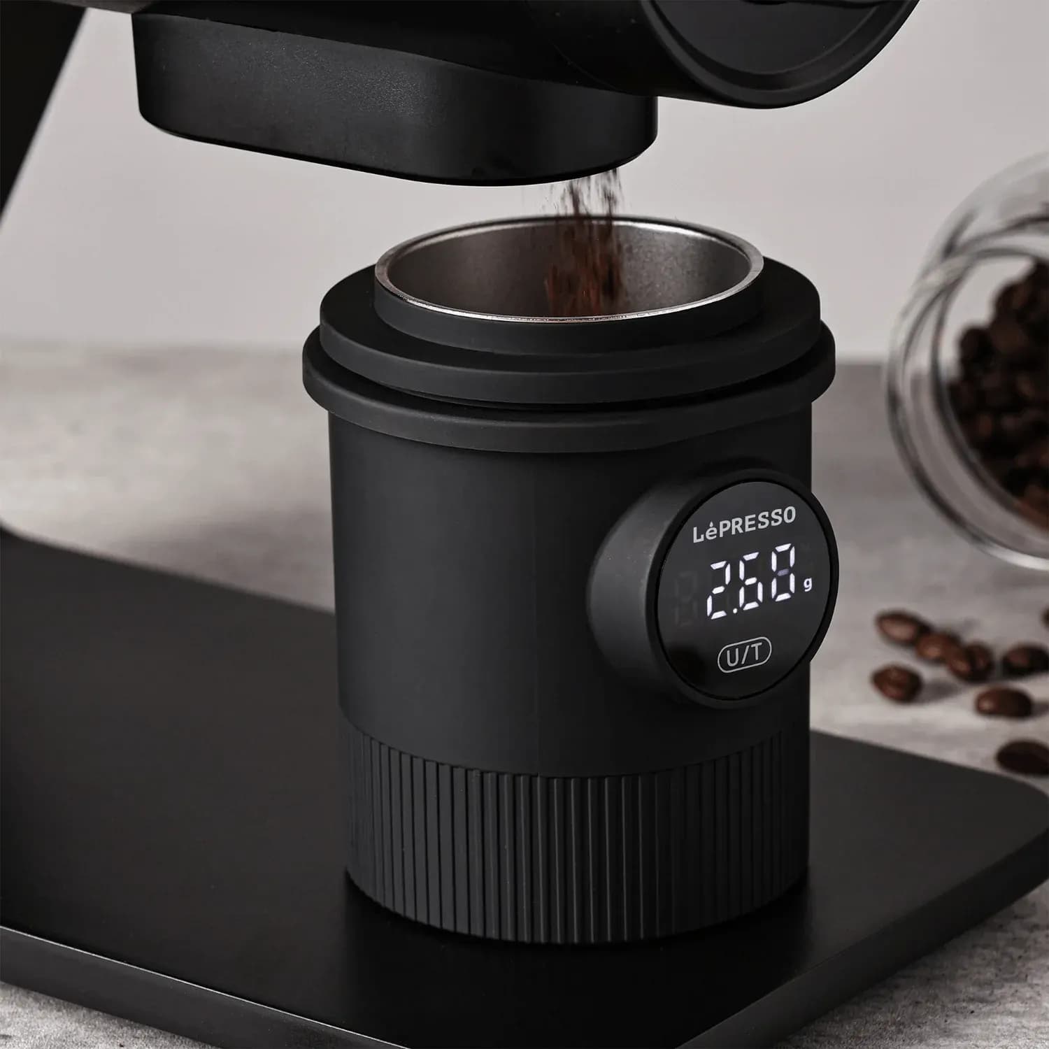 LePresso Dosing Cup - Digital Scale, 0.01g Precision, Black 3