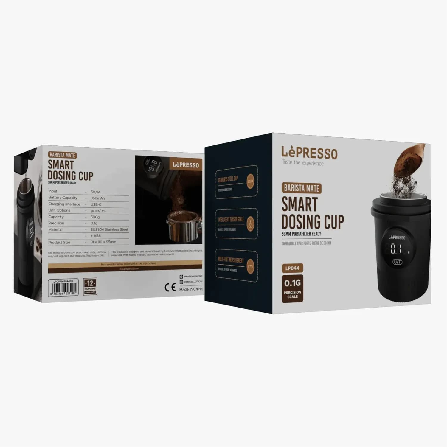 LePresso Dosing Cup - Digital Scale, 0.01g Precision, Black 5