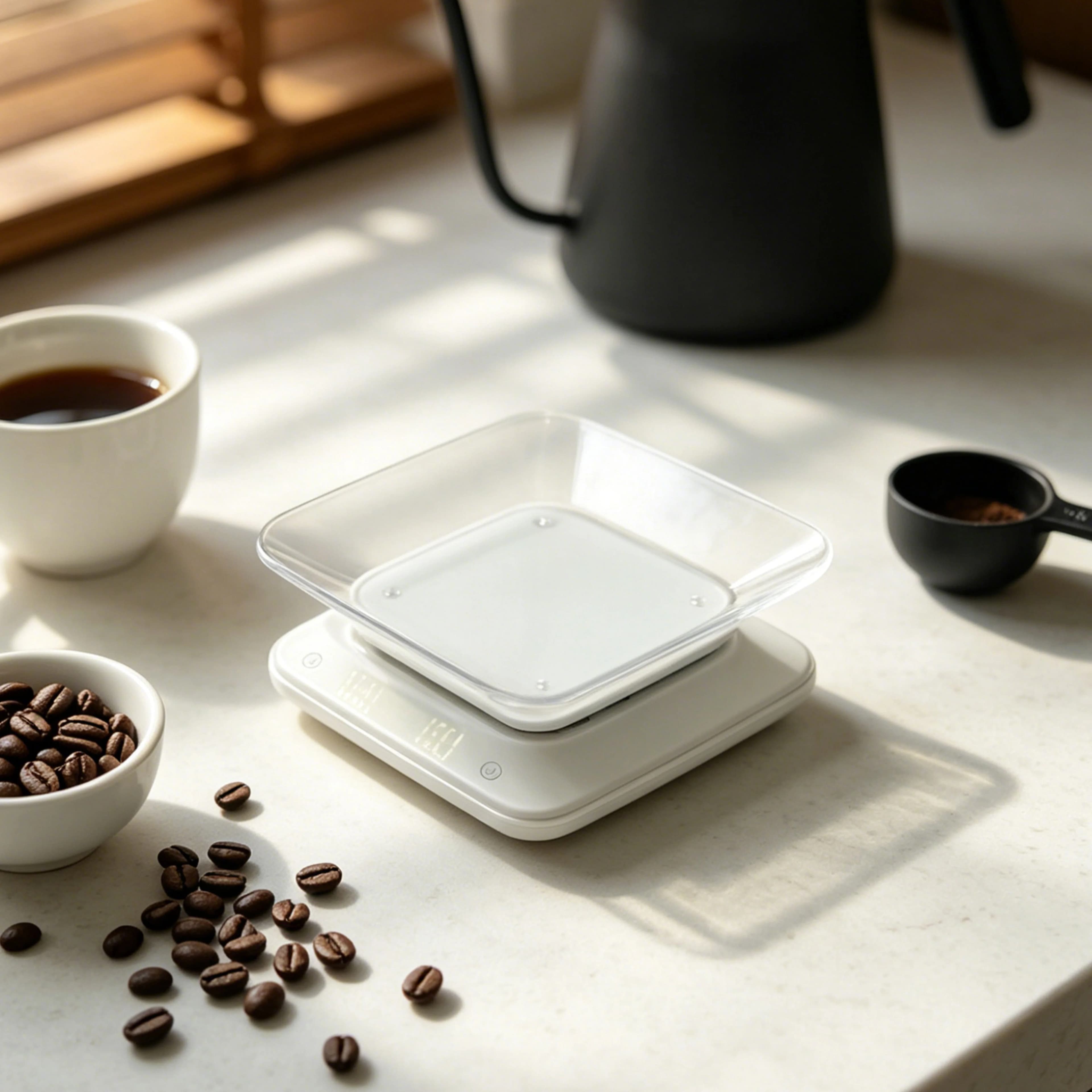 LePresso Orino Coffee Scale, 0.1g Precision, LPCFFPCS0052WH -  White 2