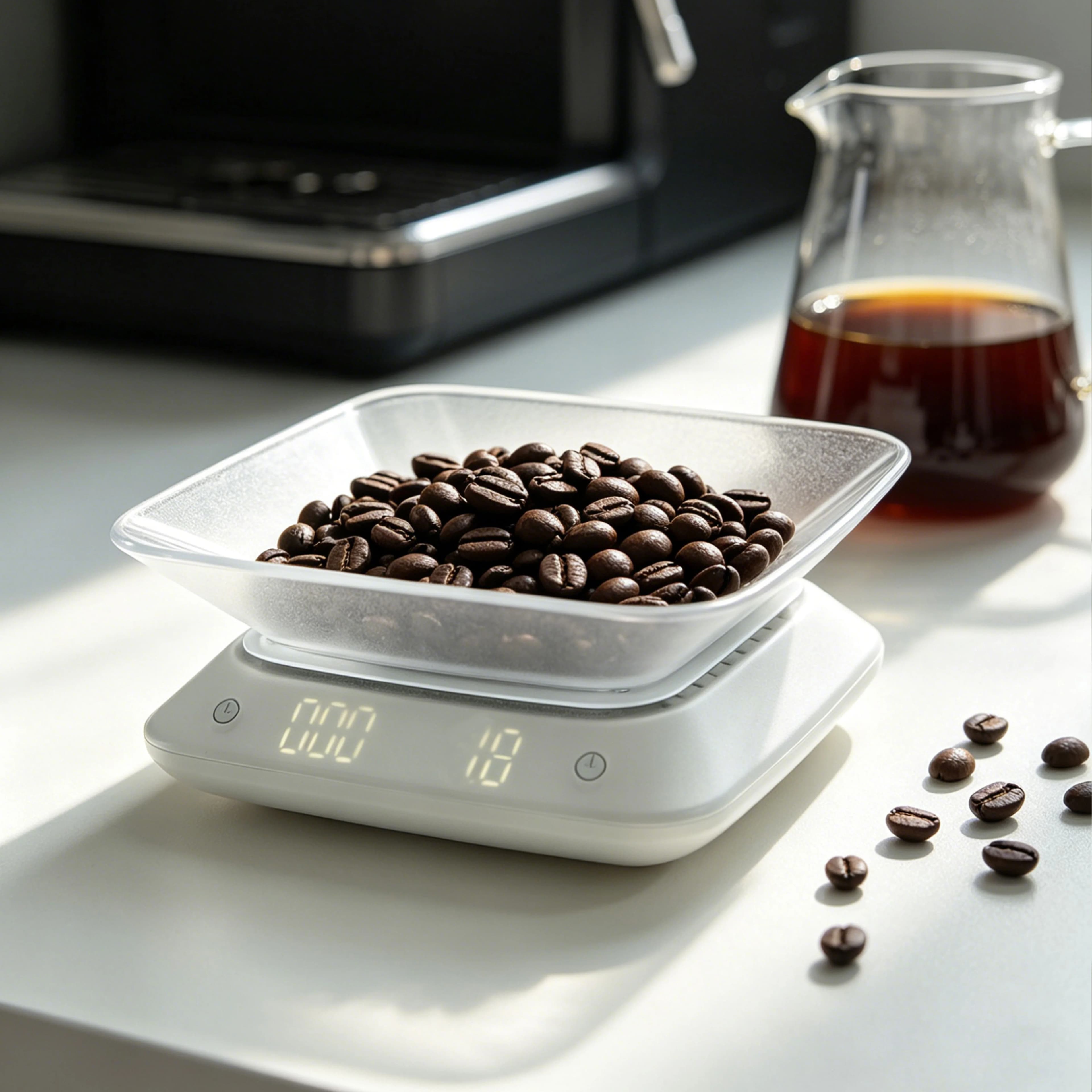 LePresso Orino Coffee Scale, 0.1g Precision, LPCFFPCS0052WH -  White 3
