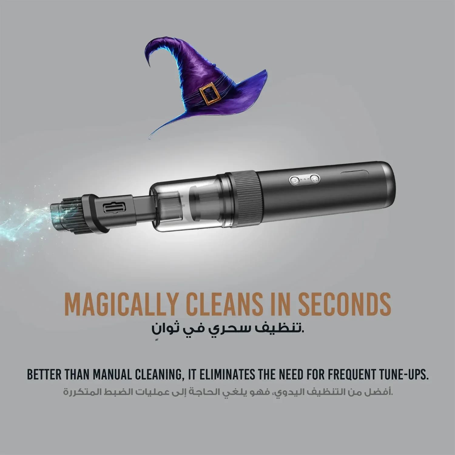 LePresso Portable Vacuum - 15,000Pa Suction, Black 5